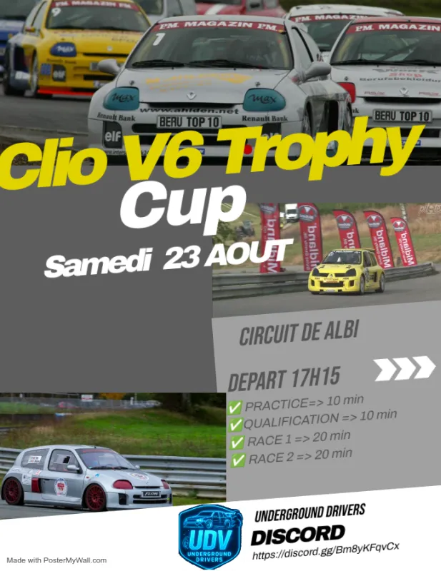 Clio V6 Trophy Cup