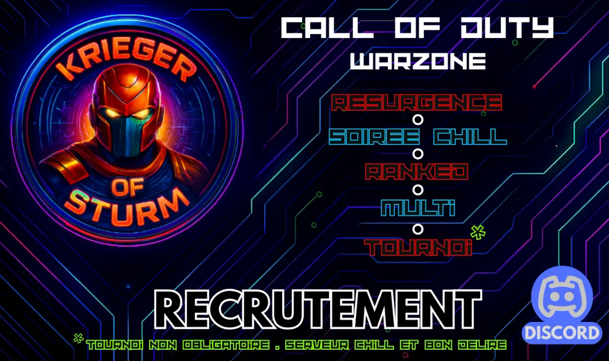 Recrutement team chill warzone & Multi