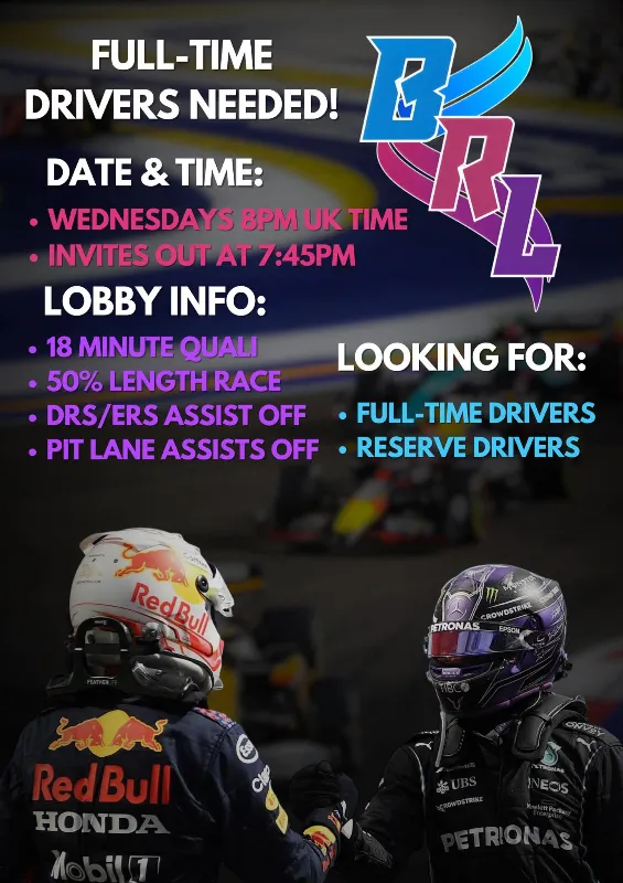BRL season 13 looking for drivers