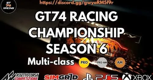 Come and check out GT 74 Racing's latest and greatest championship yet.
