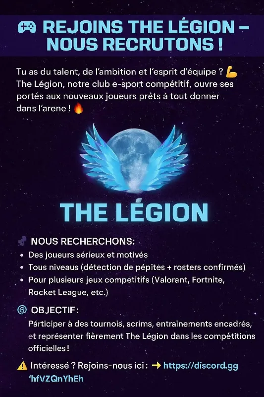 THE LEGION recrute en masse !