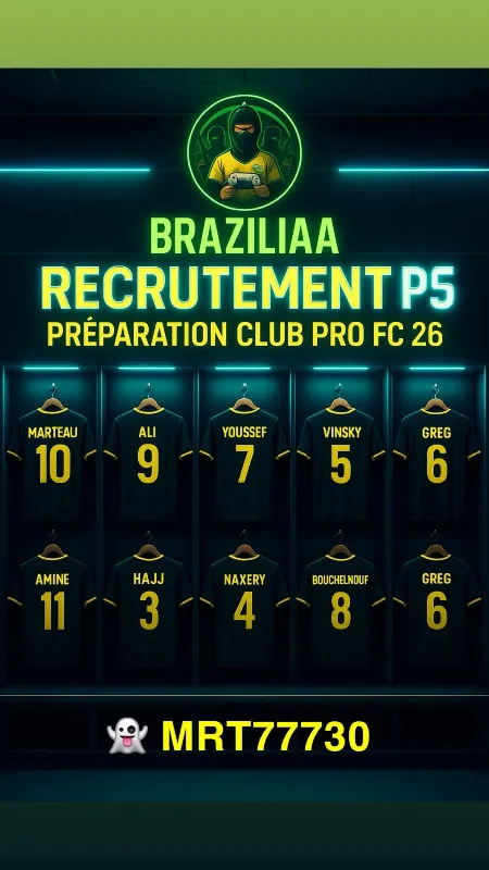 PS5 BRAZILÌAA recrute 🇧🇷⚽