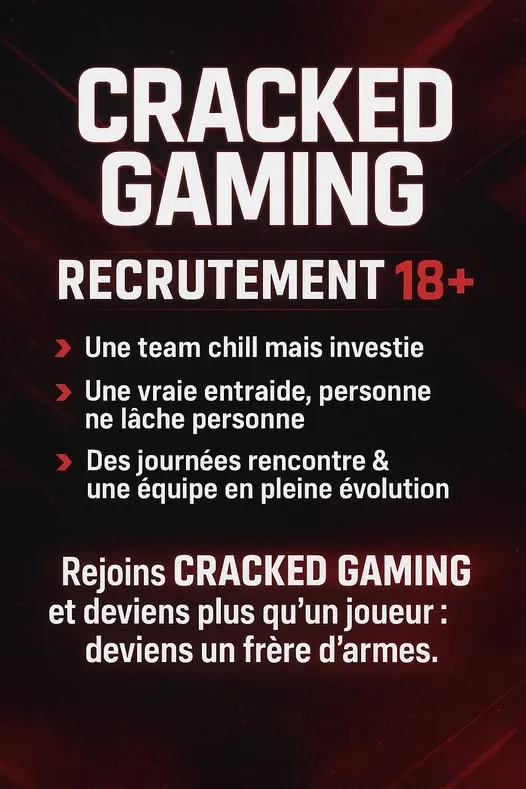 RECRUTEMENT DELTA FORCE CHEZ CRACKED GAMING