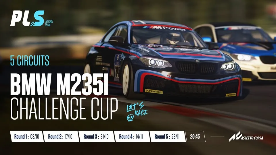 𝐁𝐌𝐖 𝐌𝟐𝟑𝟓𝐢 𝐂𝐡𝐚𝐥𝐥𝐞𝐧𝐠𝐞 𝐂𝐮𝐩 par la Team PLS