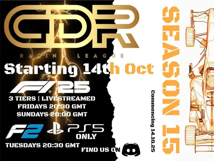 CDR Racing league is recruting 