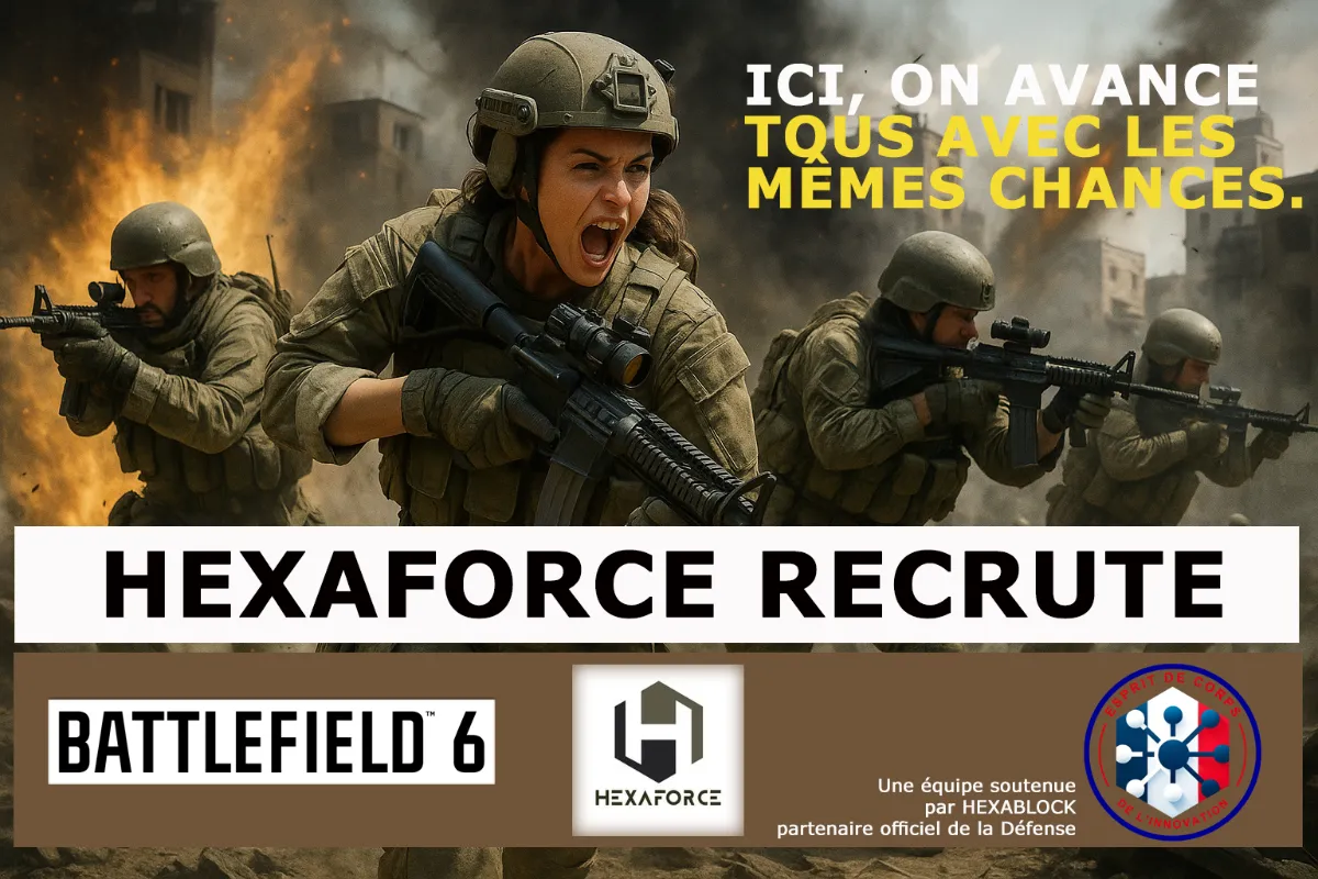 HEXAFORCE RECRUTE SUR BF 6