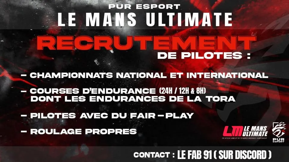🔥 **📢 Recrutement Ouvert – Dernières Places chez PuR Esport !** 🔥