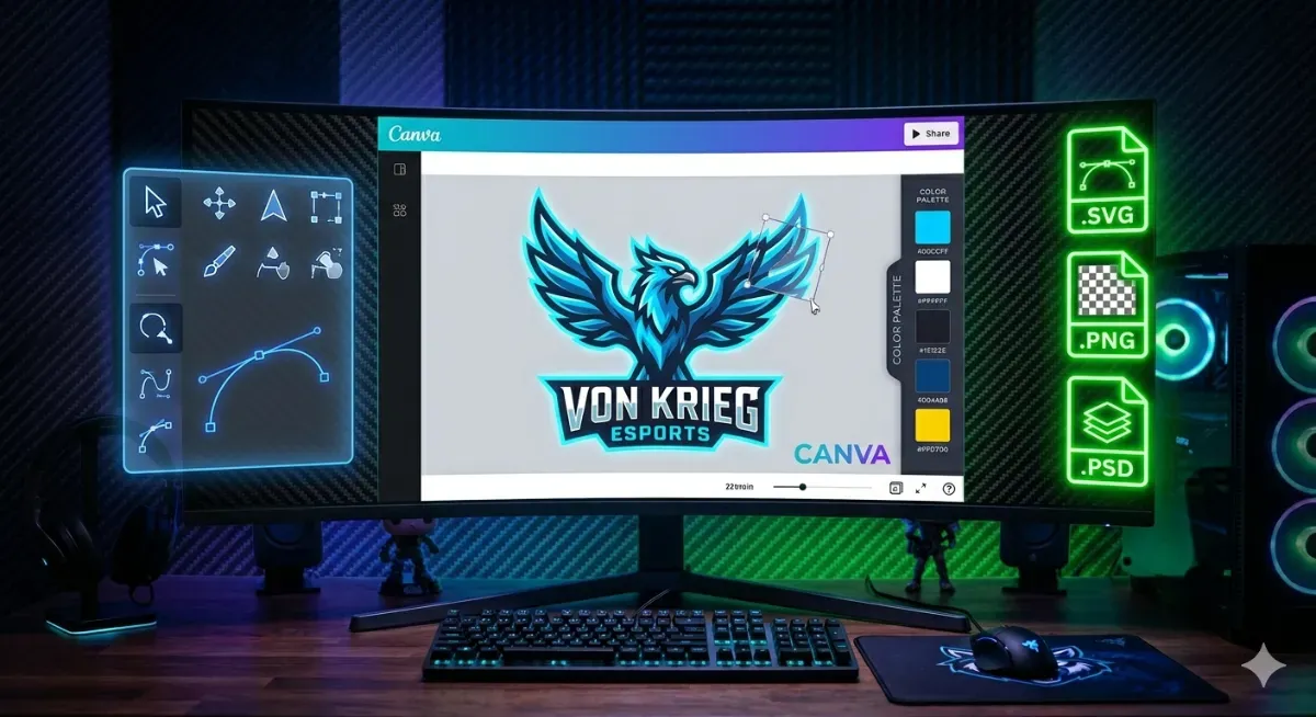 Les meilleurs outils gratuits pour créer un logo esport sans être graphiste