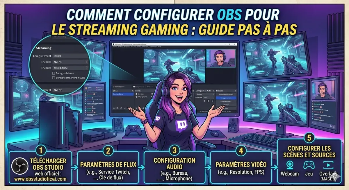 Comment configurer OBS pour le streaming gaming : guide pas à pas 