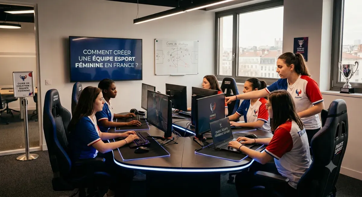 Comment créer une équipe esport féminine en France 