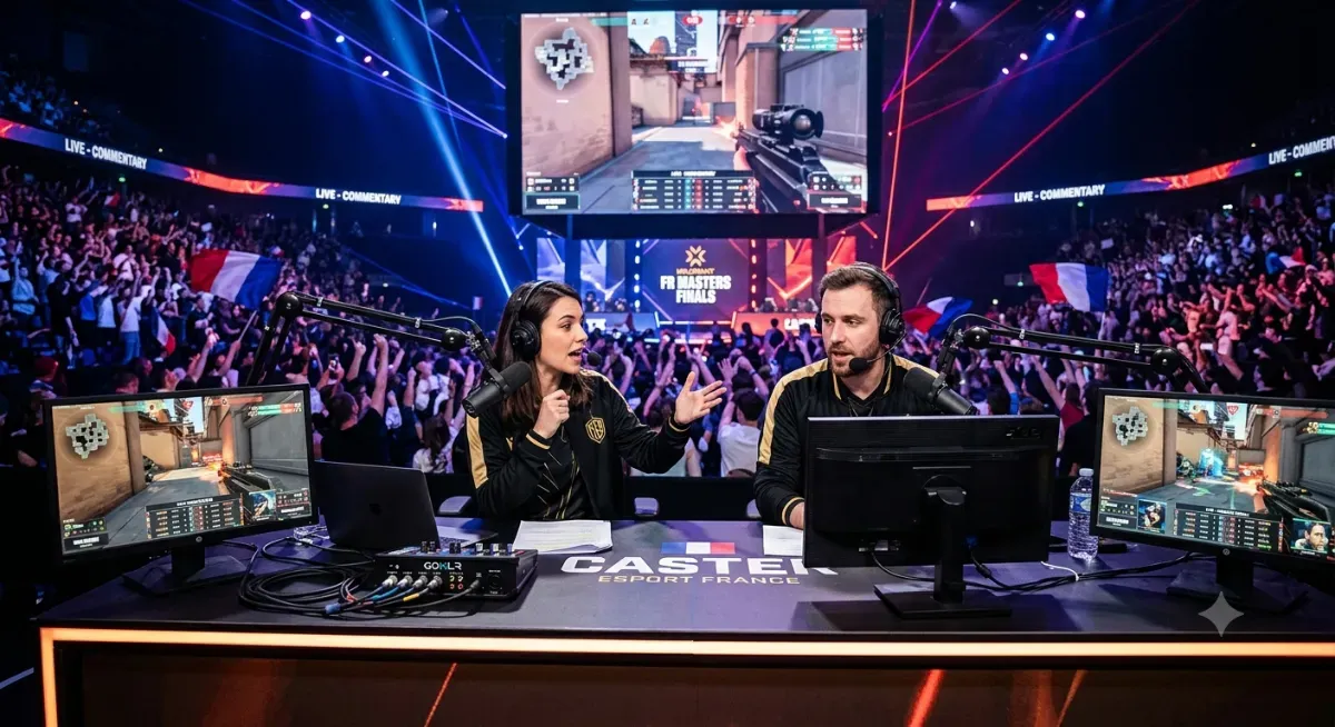 Devenir caster esport en France : voix, technique et comment se lancer 