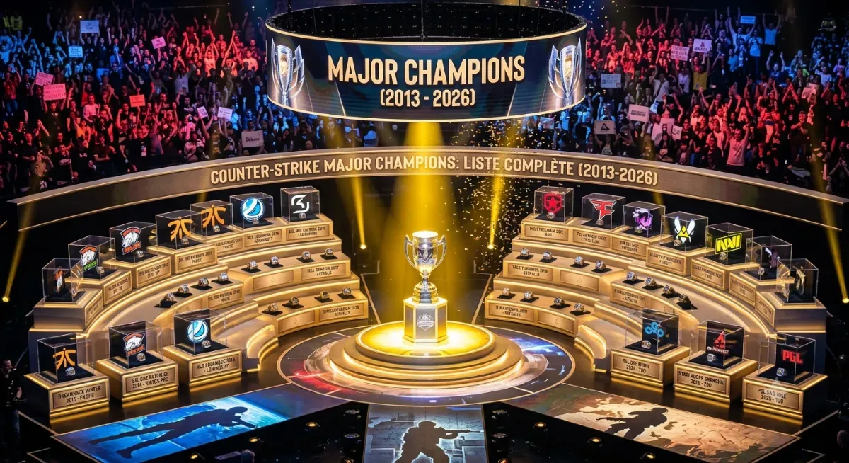  Counter-Strike Major Champions : la liste complète de tous les vainqueurs (2013-2026)