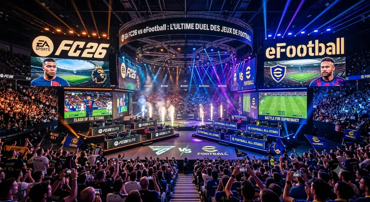 Jeux de football et esport : EA FC, eFootball, eLigue 1, tout comprendre