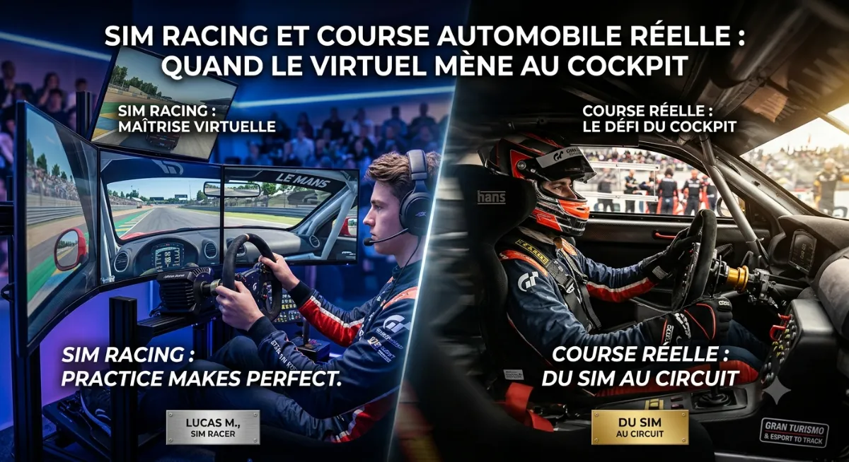 Sim racing et course automobile réelle : quand le virtuel mène au cockpit