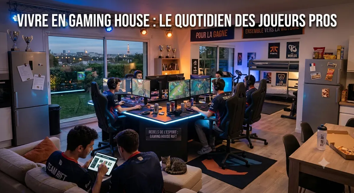 Vivre en gaming house : ce que c'est vraiment
