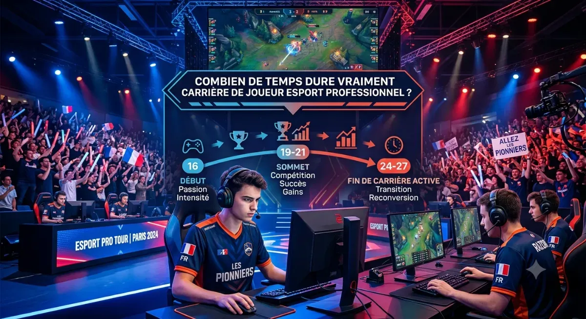 Combien de temps dure vraiment une carrière de joueur esport professionnel ?