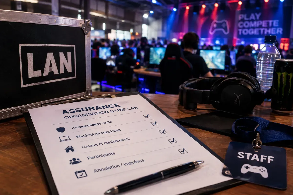Quelles assurances souscrire pour organiser une LAN quand on est une association ?