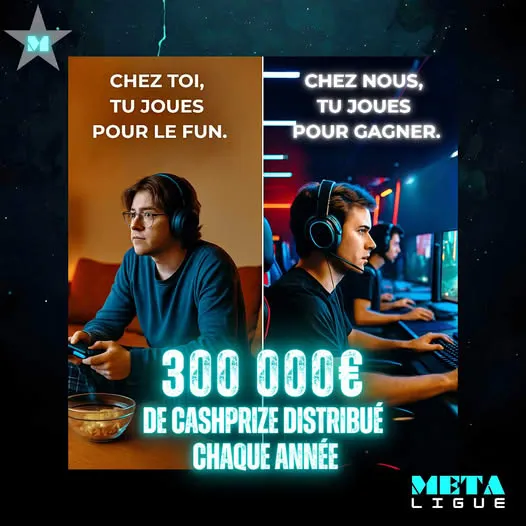 Affiche METALIGUE, Le 1er championnat e-sport amateur