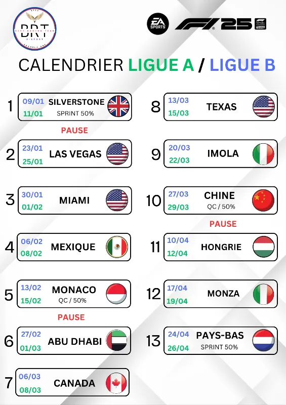 Affiche BRT Course MEXIQUE Lique B