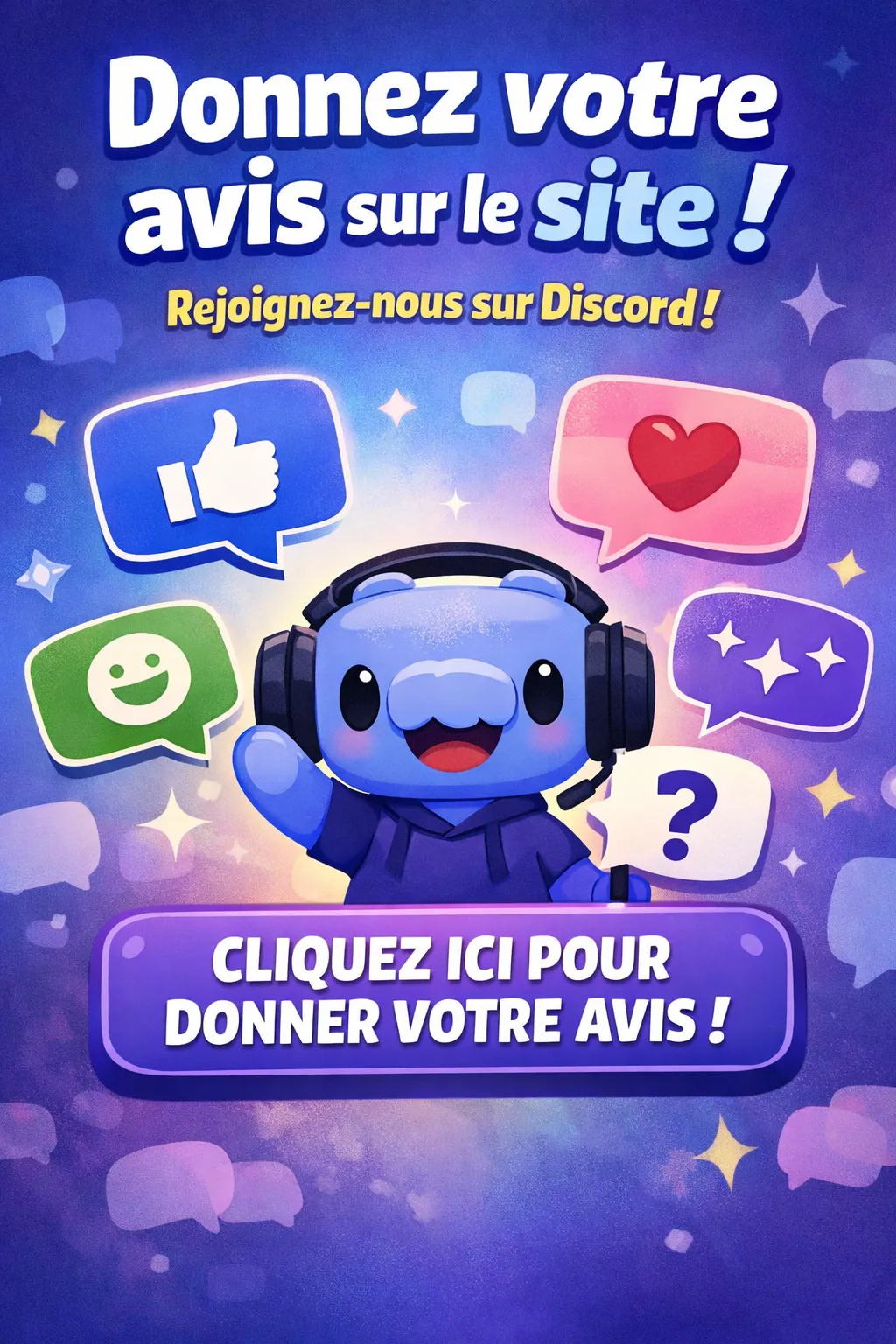 Venez discuter avec nous sur Discord