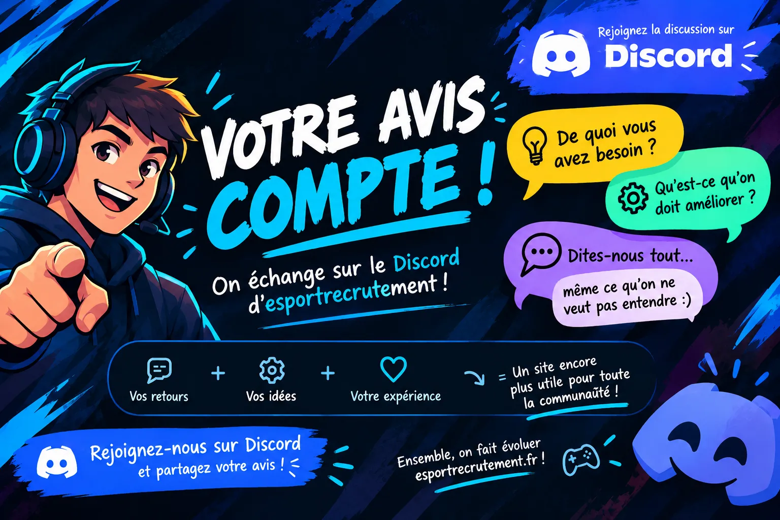 Venez sur DIscord